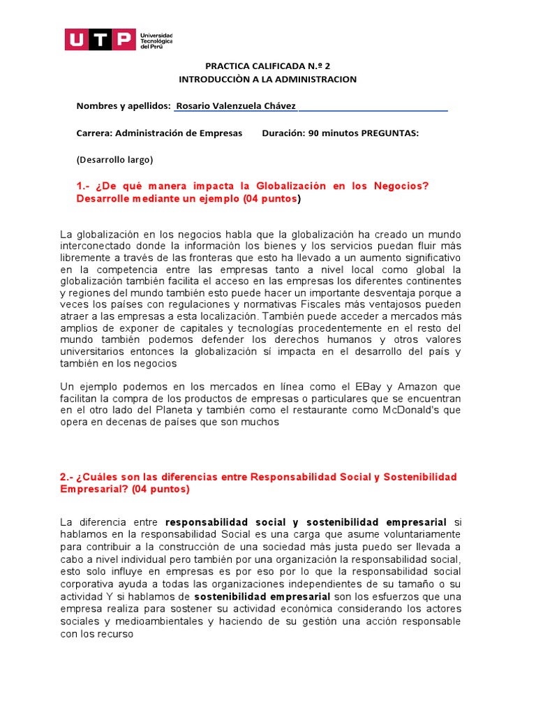 Impacto de la Globalización en Negocios | PDF | Business | Globalización