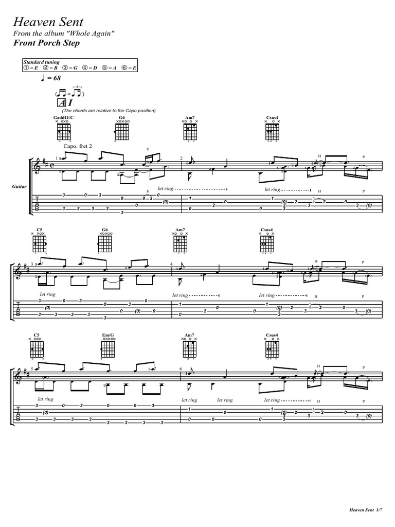 Front Porch Step PDF Guitars Celtic Music