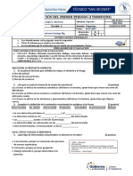 Evaluacion Lengua 1er. Trimestre