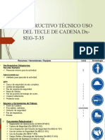 Instructivo de Palanca Cadena