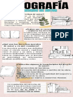 Infografía de Lista Algunos Consejos para Comenzar A Hacer Un Sketchbook Papel Recortes Rosa y Blanco