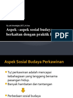 Aspek - Aspek Sosial Budaya