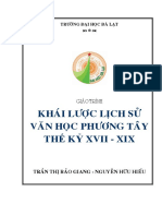 Khái Lư C LS VH Phương Tây XVII-XIX 1