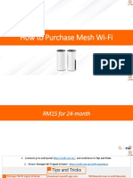 User Guideline To Get Mesh Wi Fi