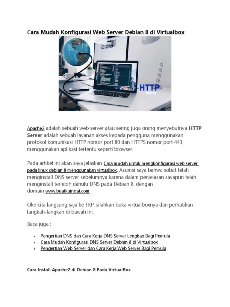 Install Dan Konfigurasi Web Server Debian 7zip