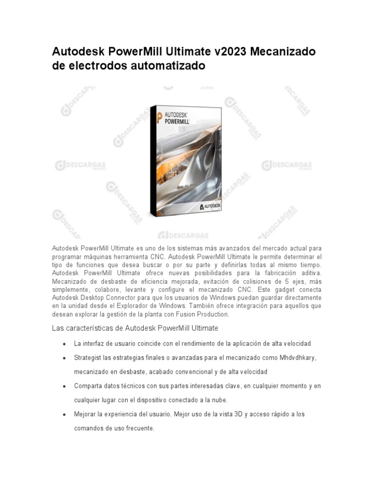 AUTOCAD POWERMILL 2023 TUTORIAL PDF FREE DOWNLOAD visual data 4