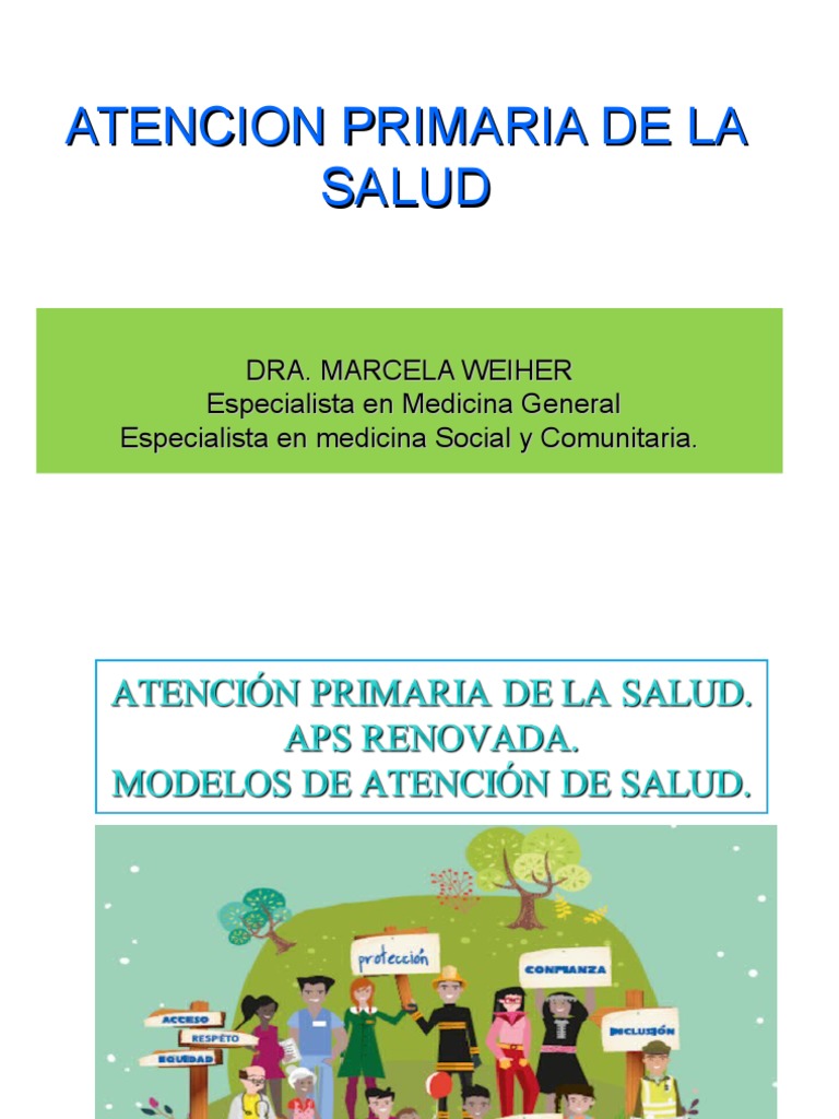 Atencion Primaria de La Salud - Renovada | Descargar gratis PDF ...