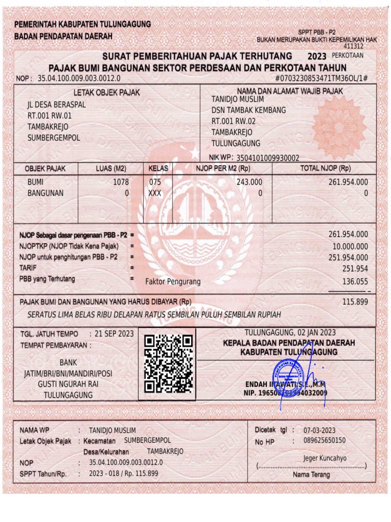 Seratus Lima Belas Ribu Delapan Ratus Sembilan Puluh Sembilan Rupiah | PDF