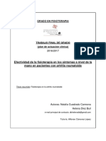 Fisioterapia en La Artritis Reumatoide