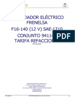 Retardador Eléctrico Frenelsa F16-140 (12 V) SAE-1710 CONJUNTO 941141 Tarifa Refacciones