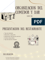 Organización Del Comedor y Bar