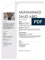 Muhammad Saud Abid: Sales and Service Engineer
