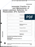 1145 Recom Pract For Install & Maint of NiCa Batt For PV Sys