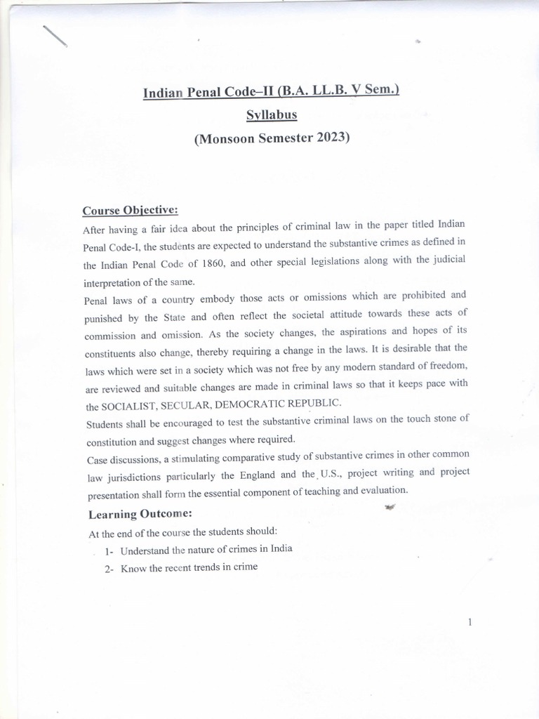 5th Semester Syllabus  PDF