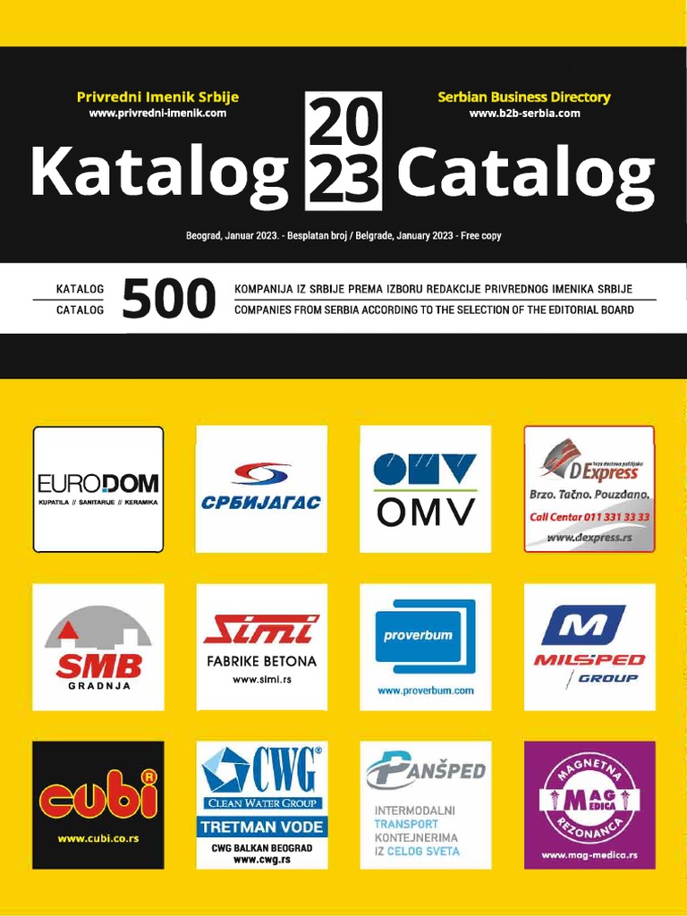 Serbia Katalog 2023 | PDF