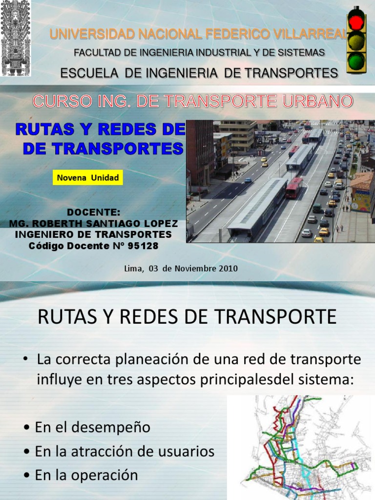 Estructura y Tipos de Rutas Urbanas | PDF | Transporte público | Transporte