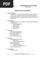 CompTIA Network (N10-008) (Study Notes)