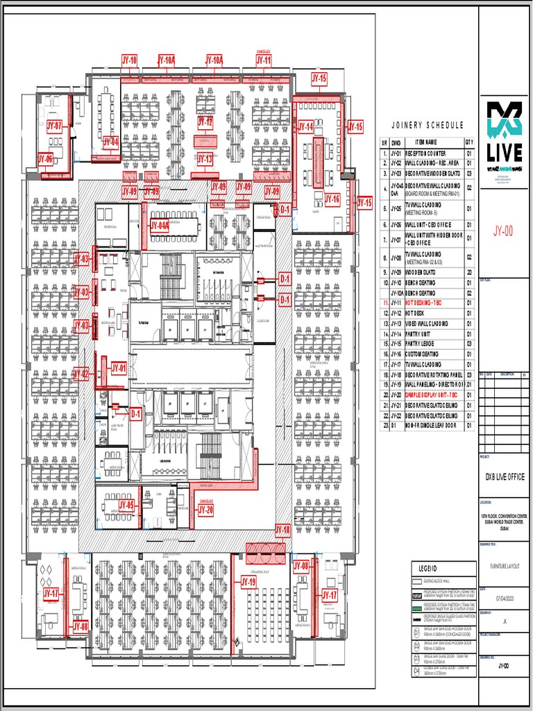 Joinery Schedule and Layout Plan | PDF | Room | Architectural Design