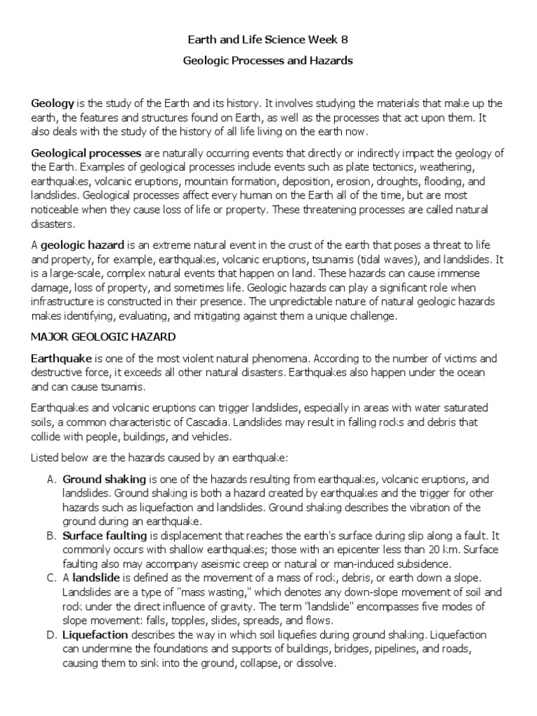 Earth and Life Science PDF