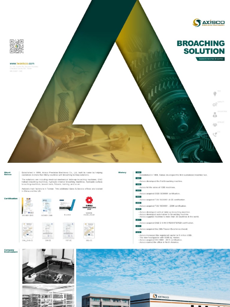 Axisco Broaching - Solution - EN | PDF