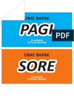 Sticker Obat