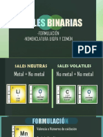 Formulacion & Nomenclatura - Sales Binarias