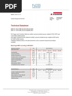 MDF Technical Data Sheet Overview | PDF | Materials Science | Building ...