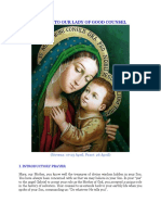 Novena To Our Lady of Good Counsel.