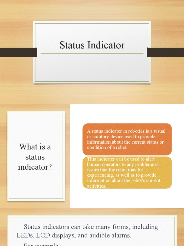Status Indicator | PDF