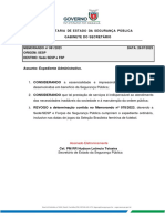 Memorando 081 - Expediente Administrativo-SESP