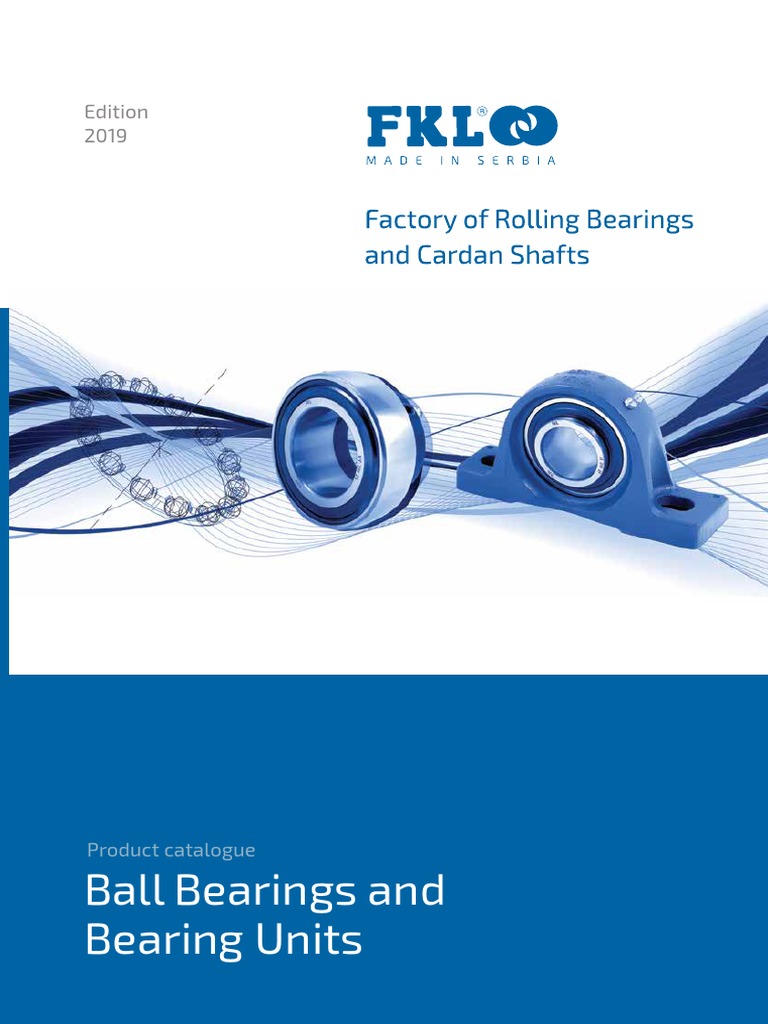 FKL Bearings Product Catalogue 2019 | PDF | Bearing (Mechanical ...
