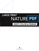 New Seasons Large Print Nature Coloring Book