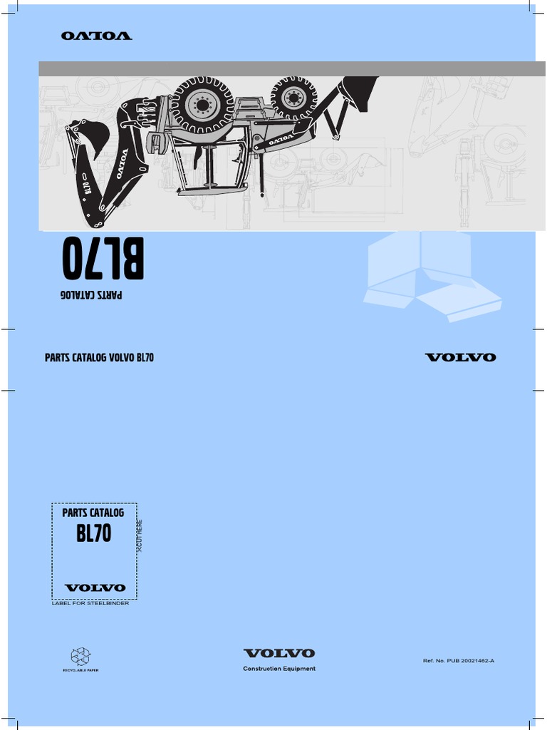 Catálogo de Peças Volvo BL70 | PDF