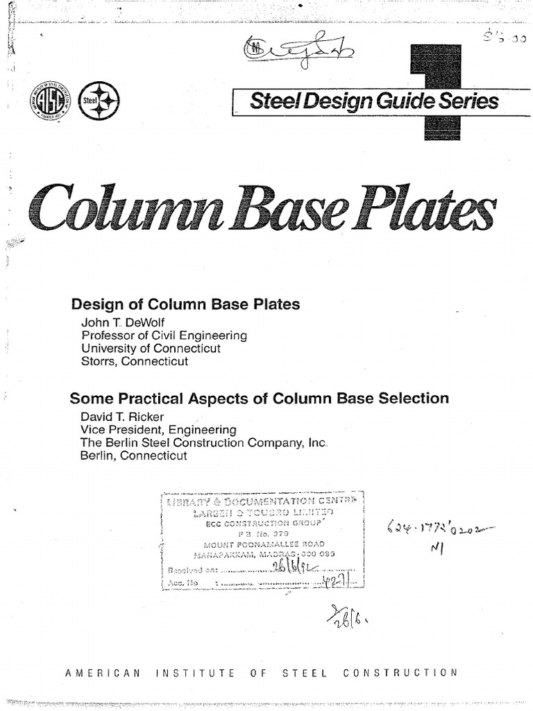 Column Base Plate PDF