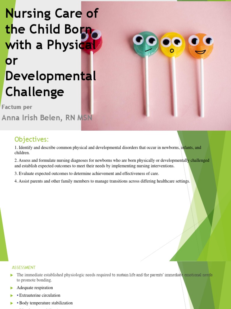 01 Physical and Developmental Challenge | PDF