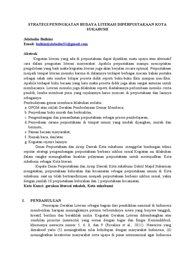 Jurnal Literasi Jalal | PDF
