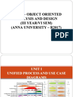 UNIT-I (Unified Process and Use Case Diagrams) OOAD