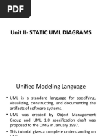 Unit-II (STATIC UML DIAGRAMS)