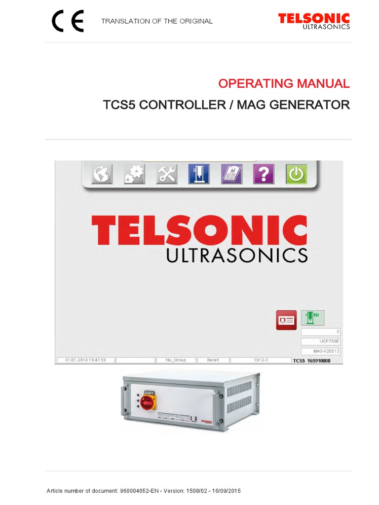 BA-960004052-EN Steuerung TCS5 + MAG | PDF