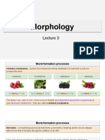 Morphology - Slides Lecture 3-1