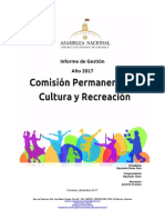 Informe de Gestion Comision Permanente de Cultura y Recreacion 99