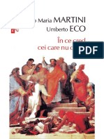 Carlo Maria Martini&Umberto Eco-În ce cred cei care nu cred(1)
