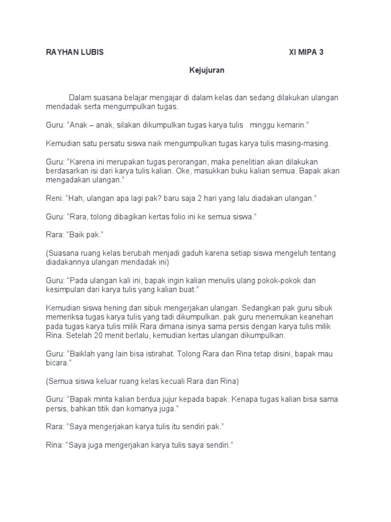 Drama Bahasa Indonesia | PDF