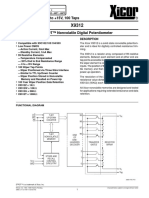 X9312 Terminal Voltage 0V To +15V, 100 Taps: Available