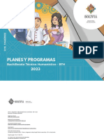 Planes y Programas Bachillerato Técnico Humanístico BTH 2023
