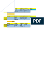 Cambridge OL - Time Tables