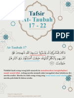 Tafsir at Taubah 17 - 22