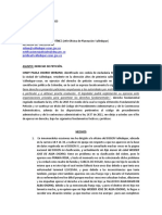 Modelo Familiar Cuando No Aparecen en Consultaderecho de Peticion Sisben Saida Yaneth en Word