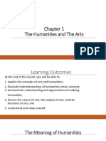 Chapter 1 The Humanities and The Arts