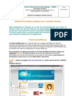 Instructivo Manejo Oficina Virtual